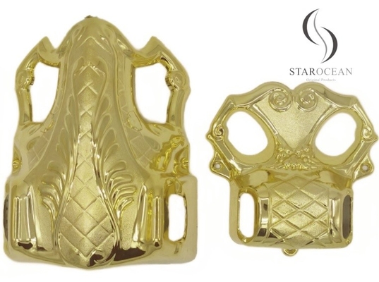 Goud geplatte kist ornamenten 4#G, op maat gemaakte kisten en kisten accessoires